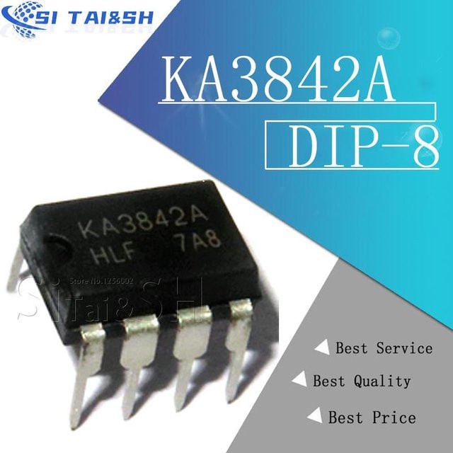 10 Stück Si Tai&SH UC/TL3842 Ladegerät IC Chip DIP8 in Schwarz - Bild 1