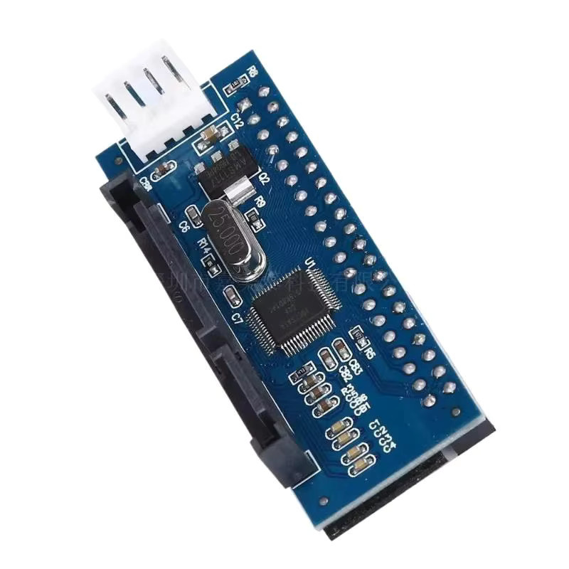 1 Set HDD 3,5 Zoll IDE zu SATA Konverter mit Kabel, PATA IDE 40Pin zu SATA 22Pin Festplatten Adapter, Farbe: Blau - Bild 4