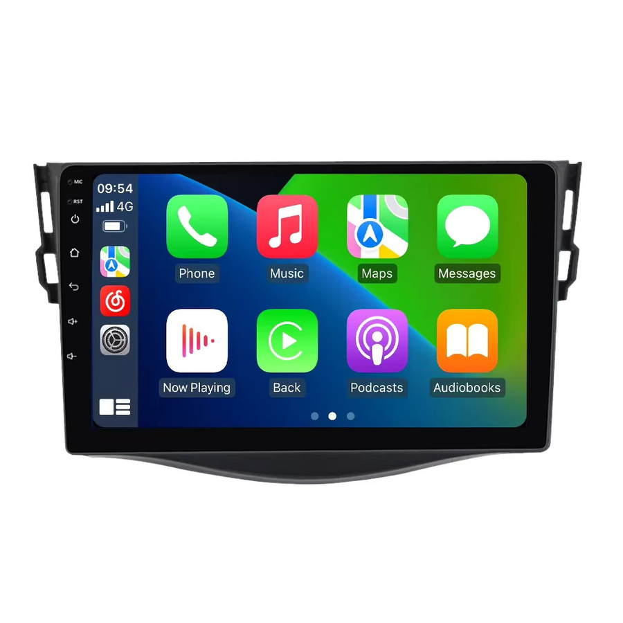 STRONGNAVI Android 14 Autoradio für Toyota RAV4 2006–2012 mit Carplay, Multimedia-Player Stereo Touchscreen und GPS in Schwarz - Bild 4