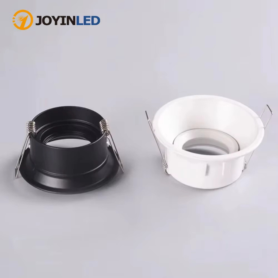 JOYINLED Einbaustrahler aus Metall in Weiß für GU10 oder MR16 Leuchtmittel, quadratische oder runde Ring-Downlight-Leuchte - Bild 3