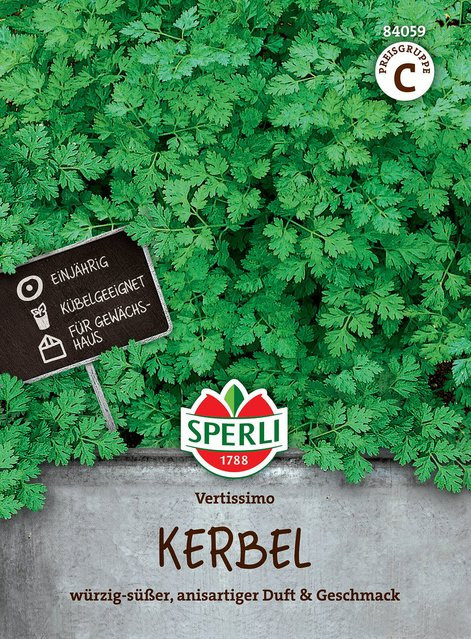 SPERLI Kerbel-Samen Vertissimo für den Kräuter- und Gemüsegarten - Bild 1