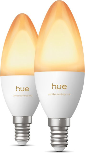 Philips Hue White Ambiance LED Kerzenlampe E14, 2er-Set, Weiß - Bild 2