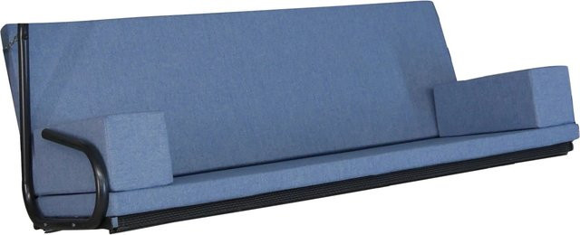 Angerer Hollywoodschaukel Auflage Tolar in Blau mit abnehmbarem und waschbarem Bezug, B/T: 180 x 180 cm - Bild 1
