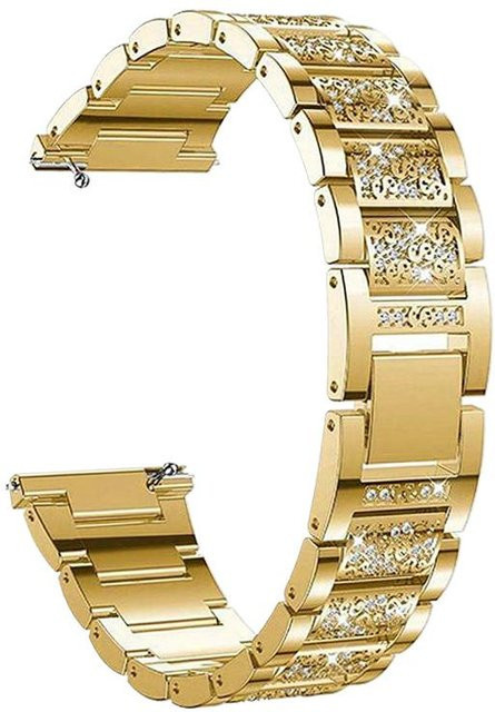 Armband Damen, Edelstahl, Gold, Diamant, Kristall - Bild 1