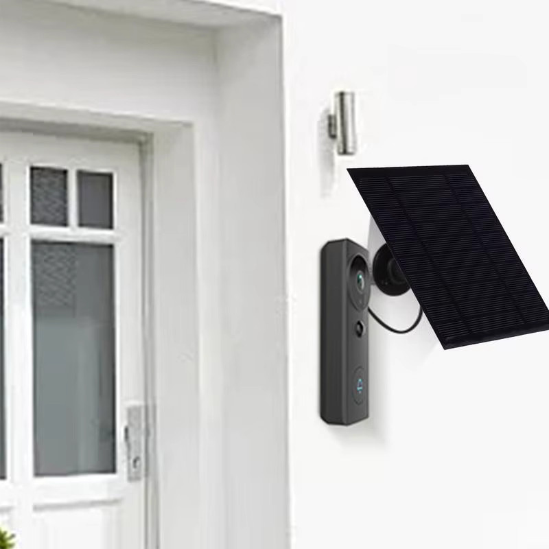 Viugreum Solar Panel Ladegerät mit USB-C Anschluss, 6W Mehrzweck Solar Ladepanel in Schwarz - Bild 3