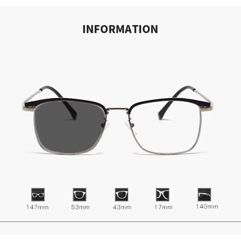 NAPAGE Sonnenbrille, Unisex, Vollrand, Metall, Schwarz - Bild 3