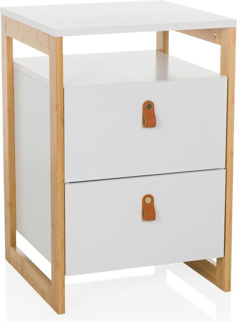 hjh LIVING Beistelltisch TAROLO III in Weiß mit UV-beschichteter MDF Platte im Scandi-Style - Bild 1