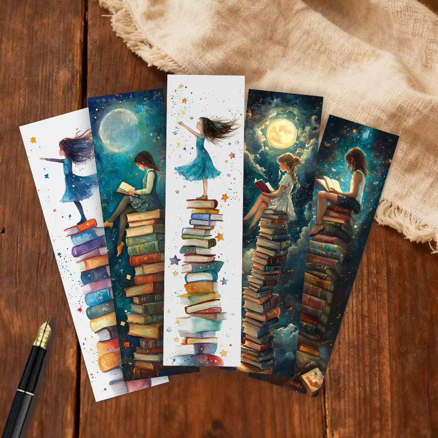 32 Stück Lesezeichen im Vintage-Kunstdesign für Mädchen und Buchliebhaber, Mehrfarbig - Bild 2