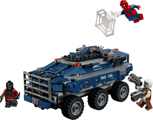 LEGO Marvel Spider-Man Jagt den Gefängnistransporter Bauset ab 8 Jahren - Bild 1