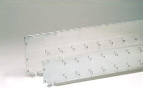 Regalwerk BERT-Schütten-Set Paneel aus verzinktem Stahlblech in Silber für 1695 mm breites Regalfeld - Bild 1