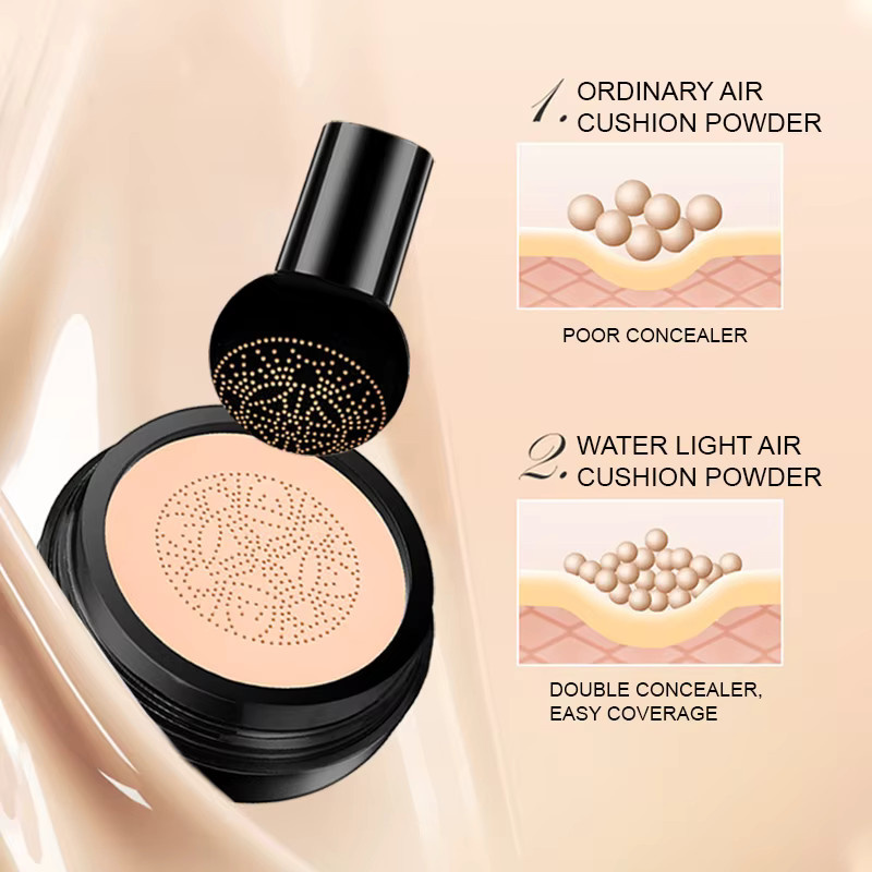 Ocheal BB Creme Luftkissen Kompakt Make-up Foundation, Unisex - Bild 2