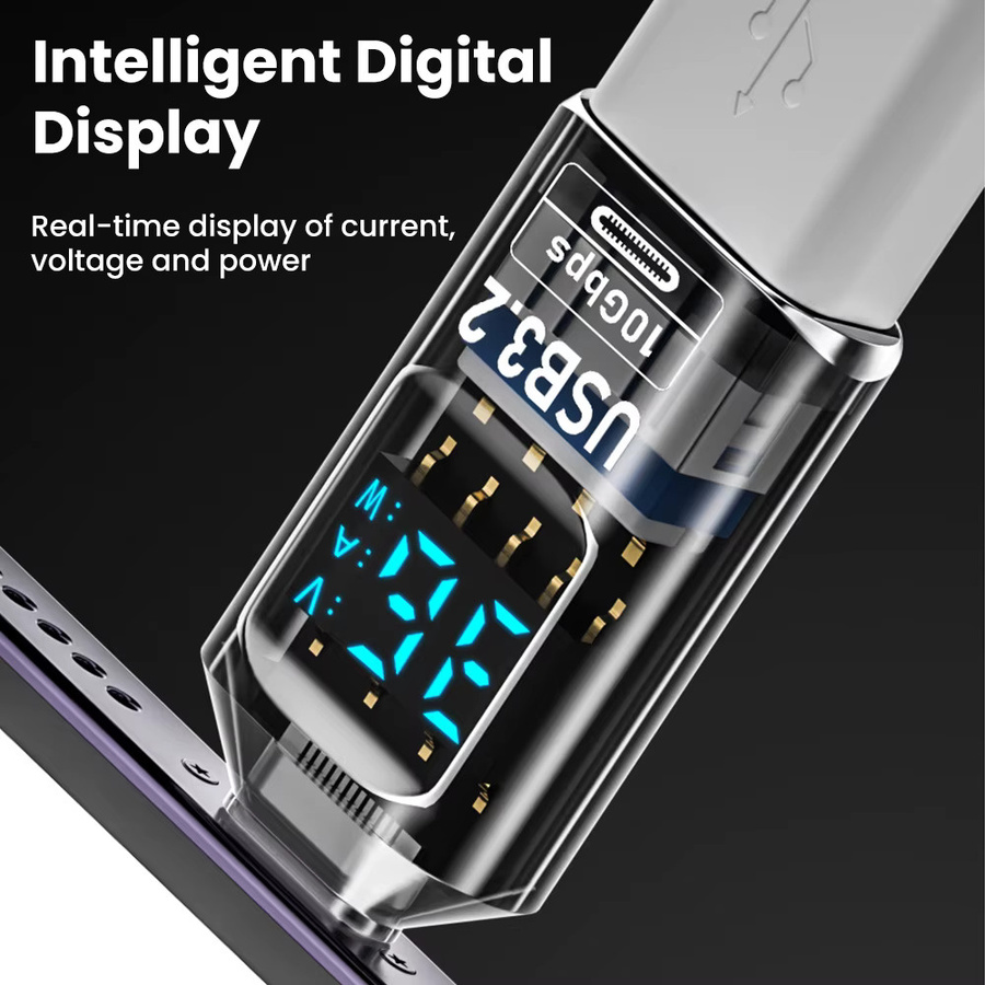 NNBILI USB 3.2 Digital Display Adapter mit 10Gbps Datenübertragung und Schnellladefunktion USB-C auf USB-C Konverter für PC und Laptop - Bild 5