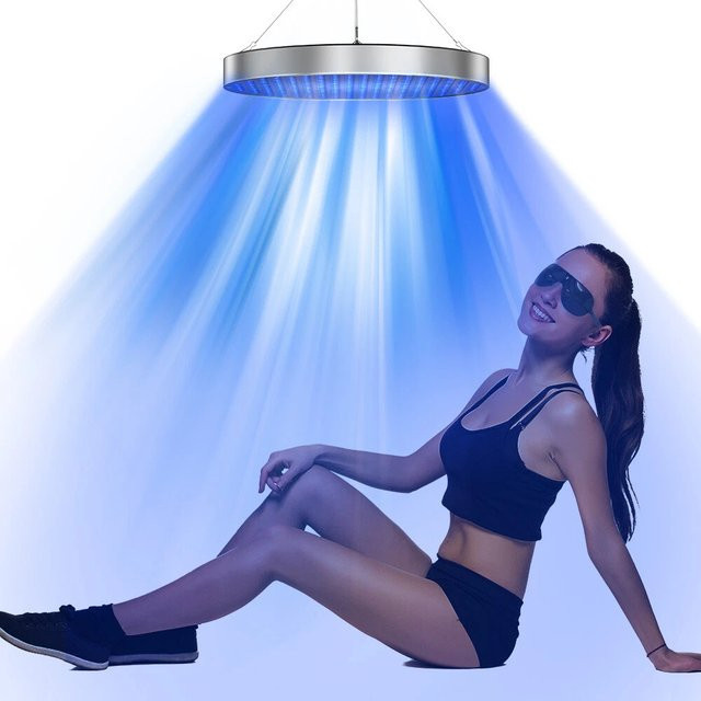 Jitesy Bräunungslampe mit 250 LEDs, Blaues Licht, Schwarzlicht - Bild 1