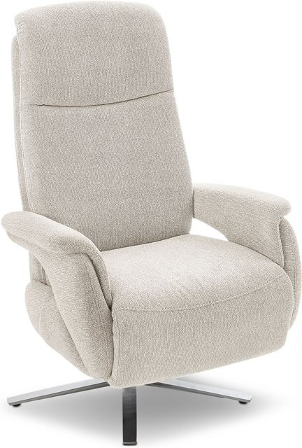 Relaxsessel MONDO MENTO LAZYLINE in Beige mit Armlehnen und Stoffbezug - Bild 1