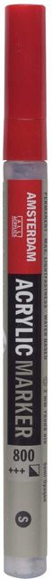 Amsterdam Acrylic Marker Silber 1-2mm - Bild 1