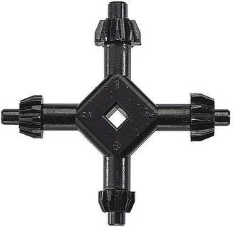 Wolfcraft Universal-Bohrfutterschlüssel 2635000 in Schwarz - Bild 1