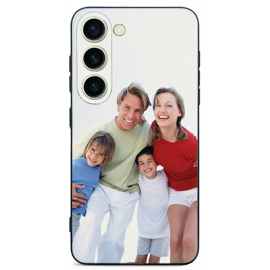 Individuelles DIY Foto-Cover für Samsung Galaxy S20 FE S21 S22 S23 S24 S25 Plus Ultra 5G in Schwarz und Multicolour - Bild 2
