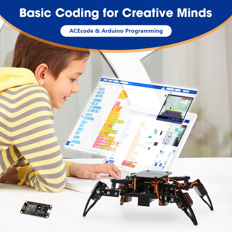 Acebott Spider Explorer Kit, Bionic Vierbeiner Roboter Spielzeug - Bild 3