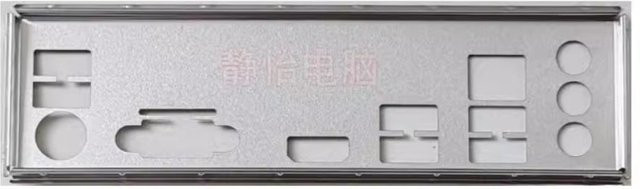 GIGABYTE I/O Shield Back Plate Blende in Silber für H510M H V2 - Bild 1