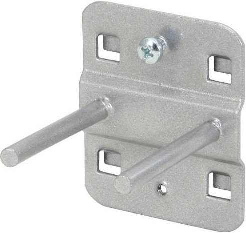 KS Tools Doppelter Werkzeughalter mit geradem Dorn in Silber, Durchmesser: 6 mm, Länge: 35 mm - Bild 1