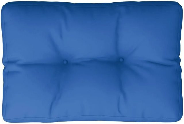 vidaXL Palettenkissen Königsblau aus Polyester, wasserabweisend und UV-beständig, B/T/H: 50 x 40 x 12 cm - Bild 1