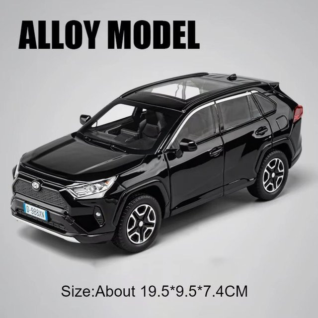 RAV4 SL63 Modell Spielzeugauto, Diecast Metall, Skala 1:22, Licht und Musik, ab 14 Jahren - Bild 1