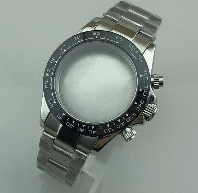 Neiton Uhrenteile, Edelstahlgehäuse, Saphirglas, 39 mm, Quarzwerk - Bild 1