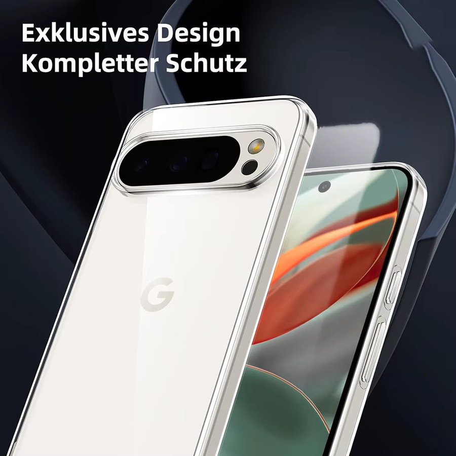 Ricestate Silikon Schutzhülle für Google Pixel 9 Transparent Stoßfest - Bild 5