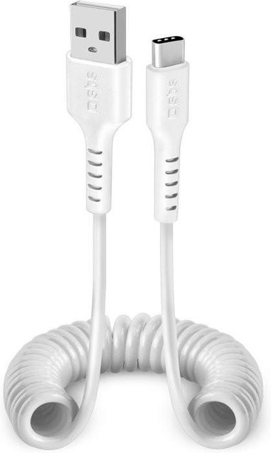 SBS USB-A auf USB-C-Kabel in Weiß, Länge: 1 m - Bild 1