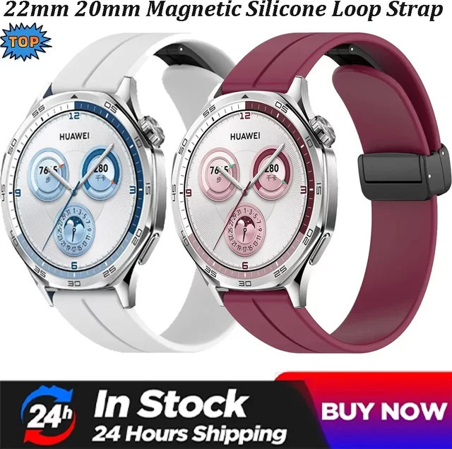 Uhrenarmband Silikon, 22/20 mm, Unisex - Bild 1