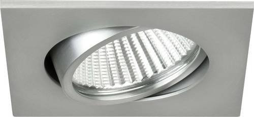 Brumberg LED-Einbauleuchte quadratisch in Silber, 7W, Warmweiß, Aluminium matt - Bild 1