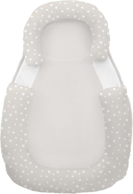 Kikkaboo Baby Lagerungskissen aus Memory Foam und Baumwolle, beige, B/T/H: 60 x 40 x 1 cm - Bild 1