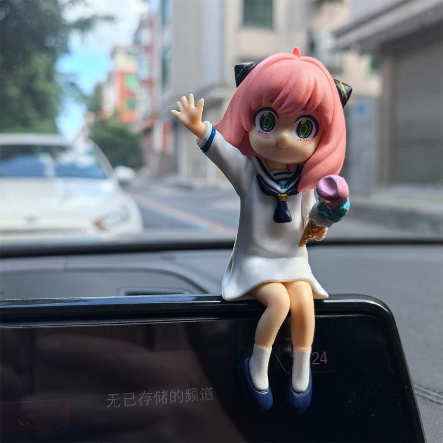Yiran toy 1 Spy Family Anya Cosplay Modell 2D Figur beidseitig austauschbar - Bild 3