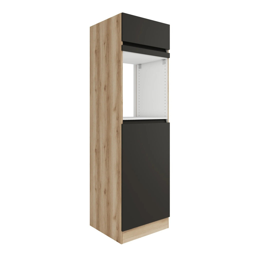 Optifit Küchen-Geräteumbauschrank Noah420 in Anthrazit WildEiche mit 60 cm Breite - Bild 2