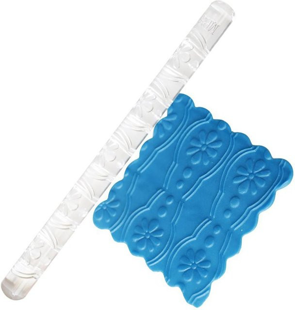 CosyHome Acryl-Teigrolle aus transparentem Acryl für Fondant und Kuchen zum DIY-Backen - Bild 1