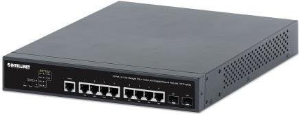 Intellinet Managed Netzwerk-Switch 8 x 10/100/1000 PoE++ 2 x Gigabit SFP Schwarz 562003 - Bild 1
