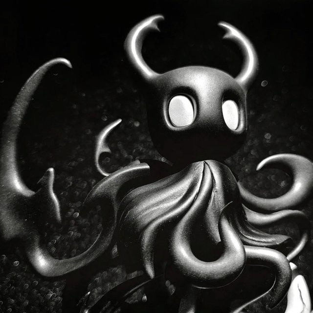 Bandai Hollow Knight Shadow Knight Action Figure, Modell Kit - Bild 1