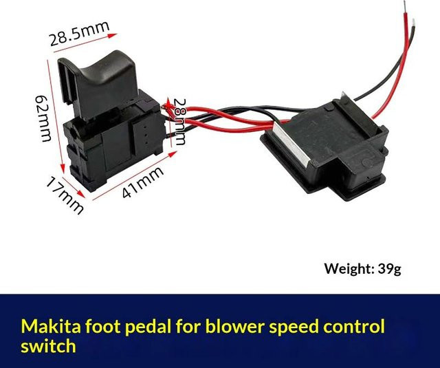 Lithium-Batterie Bohrer Geschwindigkeit Control Trigger Schalter für DC 21-25V in Schwarz - Bild 1