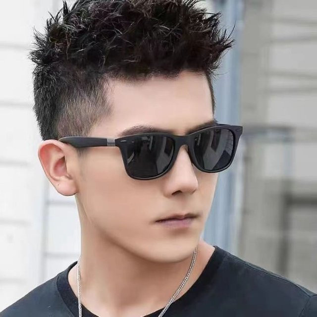 Fahren Sonnenbrille, Herren, Vollrand, Schwarz, Kunststoff, polarisiert - Bild 1