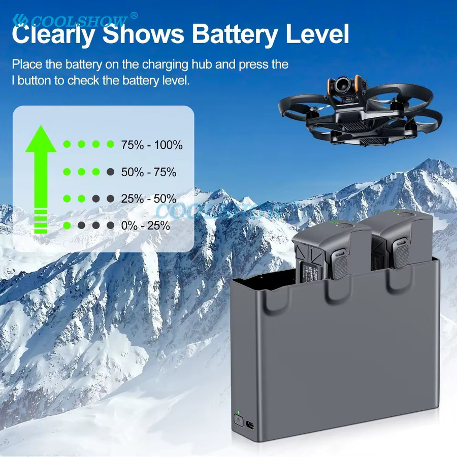 DJI Drohnenbatterie für Avata 2, 2150 mAh, Grau - Bild 3