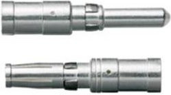 Weidmüller Crimpkontakt HDC-C-M3-SM10.0AG aus Messing in Silber, 100 Stück - Bild 1