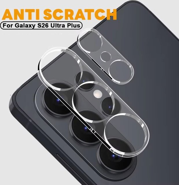 Samsung Kameraobjektivschutz aus gehärtetem Glas für Samsung Galaxy S26 Ultra, S26 und S26 Plus in Transparent - Bild 1