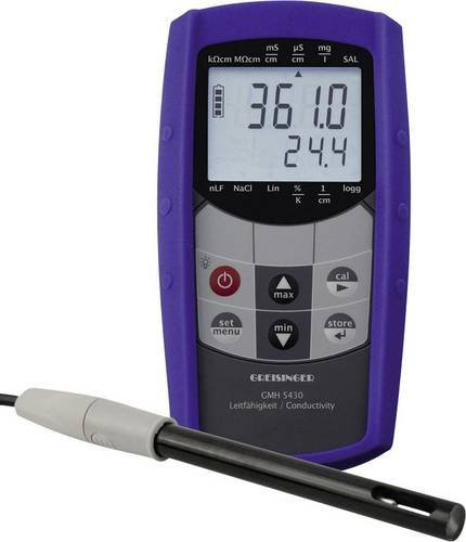 Greisinger GMH 5430-400 Kombi-Messgerät für Leitfähigkeit, Salinität, TDS und Temperatur in Purple - Bild 1