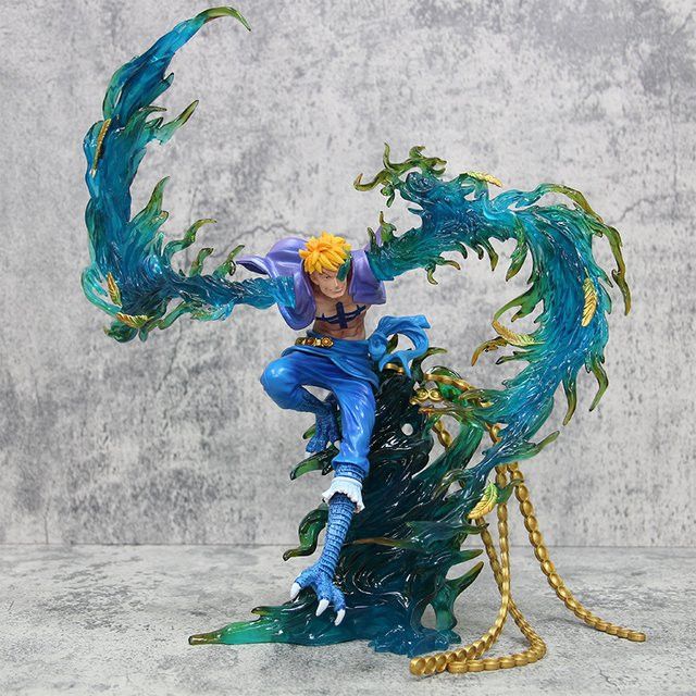 Bandai One Piece Anime Action Figure Marco Flying Ver. Whitebeard Pirates aus PVC, Multicolor, Höhe: 33 cm - Bild 1