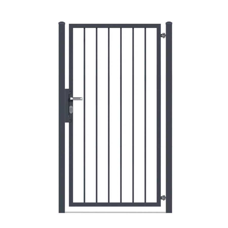 Deutsche Zauntechnik Gartentor Vario Basic ST in Anthrazit, Breite: 100 cm, Höhe: 180 cm - Bild 2