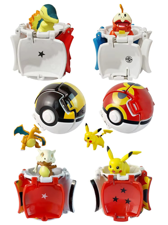 TAKARA TOMY Pokémon Spielzeug-Set, Kunststoff, Bunt / Mehrfarbig - Bild 4