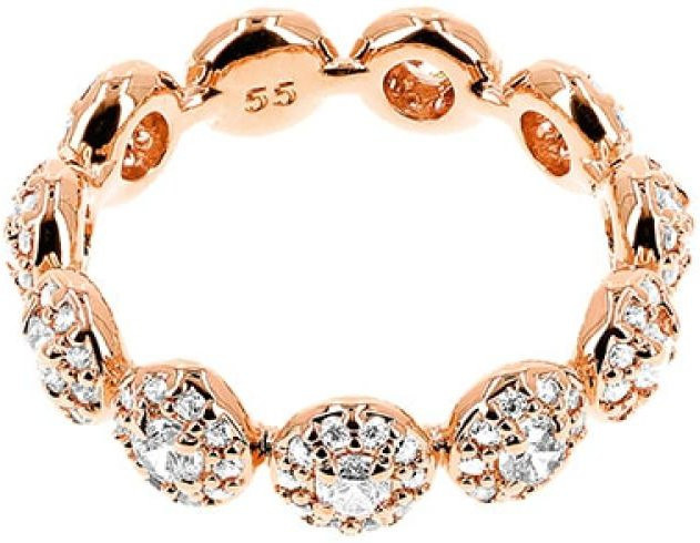 Swarovski Ring, Kristall, Roségold, Damen, Größe 50 - Bild 1