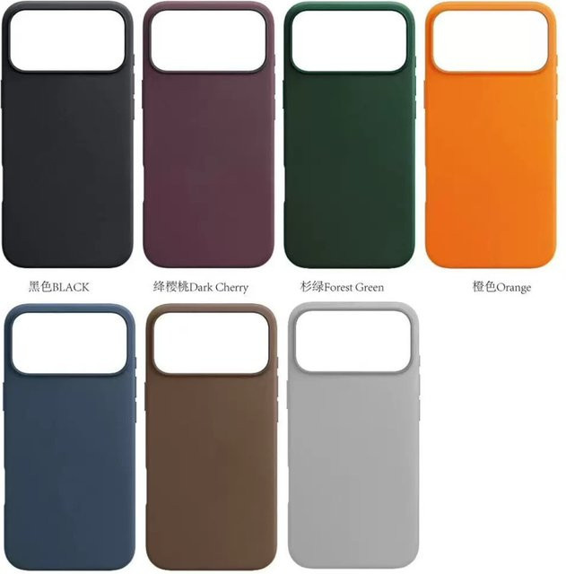 MagSafe Lederhülle für Apple iPhone 17 Pro Max, 16, 15 und 14 in Orange mit magnetischer Stoßfestigkeit und kabelloser Ladefunktion - Bild 1