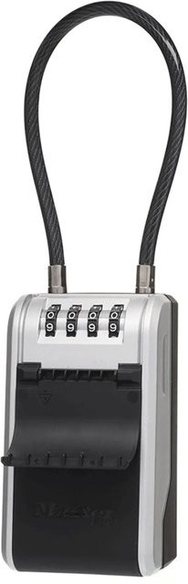 Master Lock Schlüsseltresor 5482EURD mit Kabelhalterung in Schwarz-Silbergrau - Bild 1