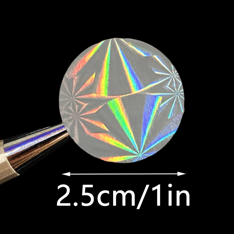 Transparente Laser-Schneeflockenfolie als selbstklebende Siegel und Aufkleber für Geschenkboxen, Pakete und Hochzeits-Einladungen - Bild 2